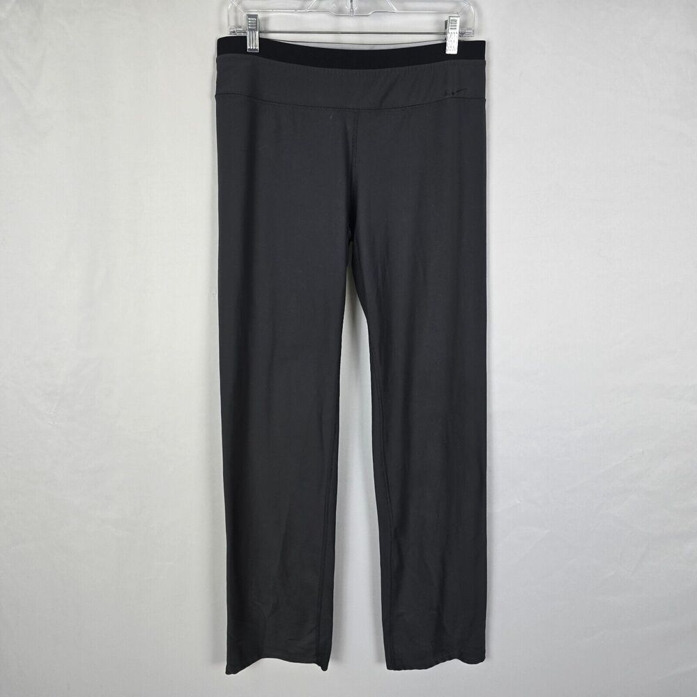 Nike Jogger Pants Women's XL Dark Gray Pull On Straight Leg Just Do It Stretch
